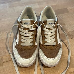 Tan Textured Filmore Vans Sneakers